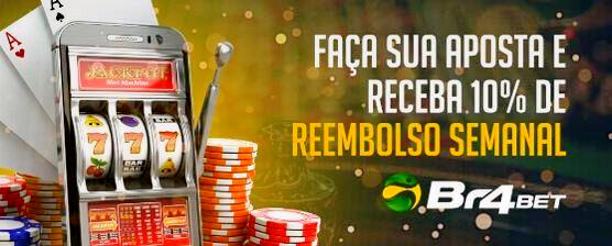 Receba 10% de reembolso semanal ao fazer uma aposta